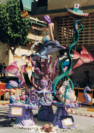 Hoguera infantil 1995 - Fauna marina